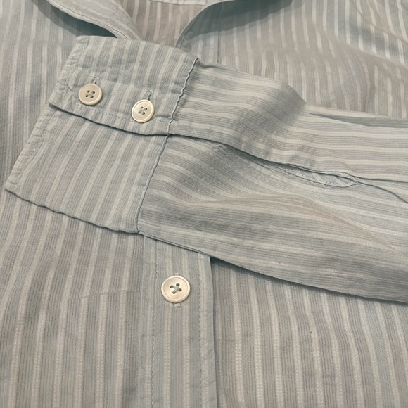 Banana Republic S long sleeve light blue blouse - Picture 10 of 11